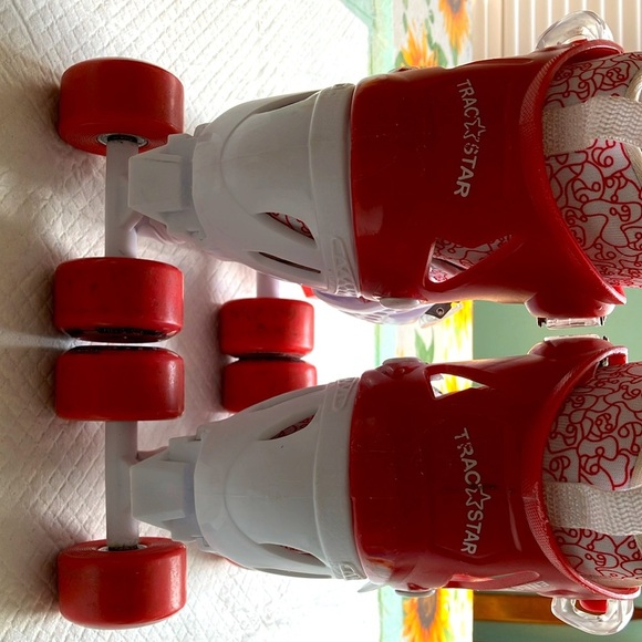 Roller Derby Trac Star Quick Fit Energy Flex Girl’s Skates, Size 3-6, Pink/White - Picture 10 of 10